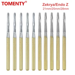 5pcs/Pack Tomenty FG Series Dental Endo Z Carbide Tungsten Burs Drill Zekrya Tooth Extraction Burs For High Speed Handpiece