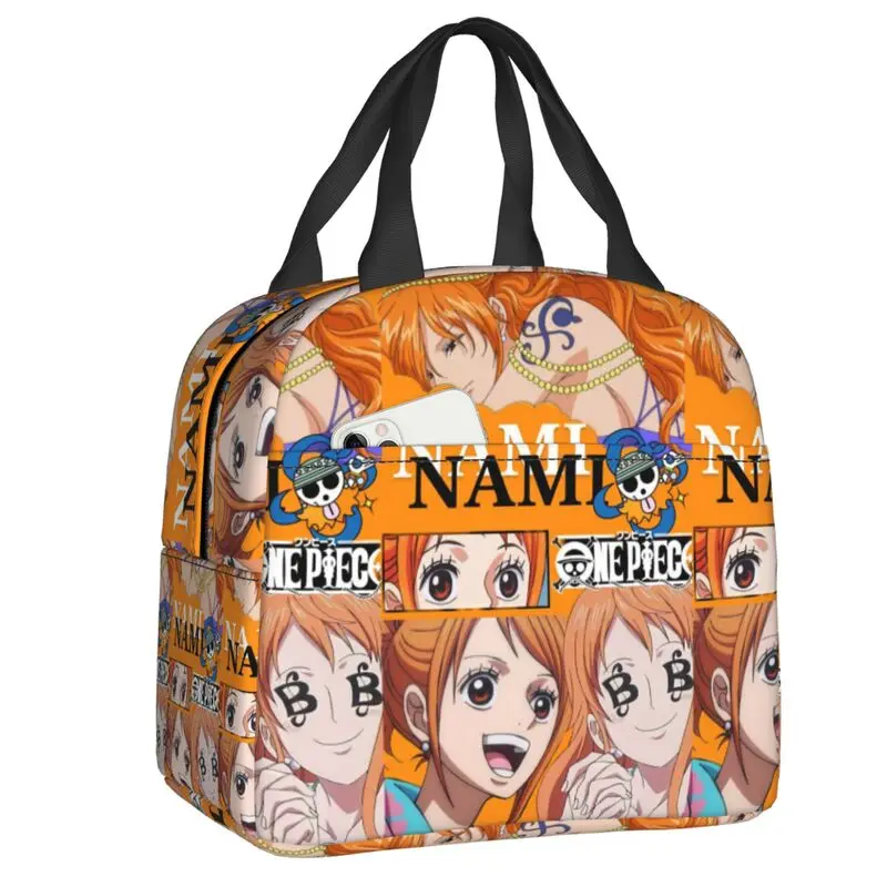 다기능 One P-Pieces 열 냉각기 식품 절연 점심 가방 학교 어린이 학생을위한 맞춤형 Nami 휴대용 도시락 상자