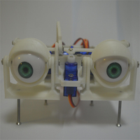 PS2 Control Robot Eyes SG90 3D Robotic Eye Frame For Arduino Robot DIY Kit Open Source Code ESP32/UNO Programmable Robot Starter