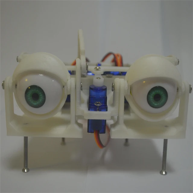 PS2 Control Robot Eyes SG90 3D Robotic Eye Frame dla Arduino Robot DIY Open Source Code dla ESP32/UNO Programowalny rozrusznik robota