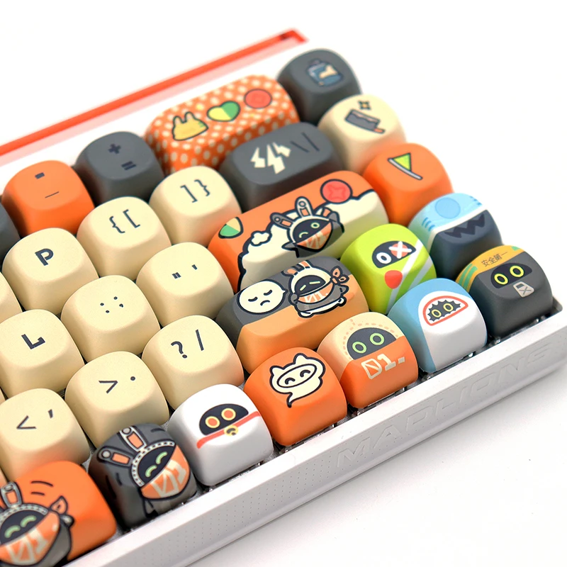 Bangboo Keycap KOA Profile Zenless Zone Zero Theme PBT Sublimation Custom Keycaps Cartoon Cute Anime Mechanical Keyboard Caps