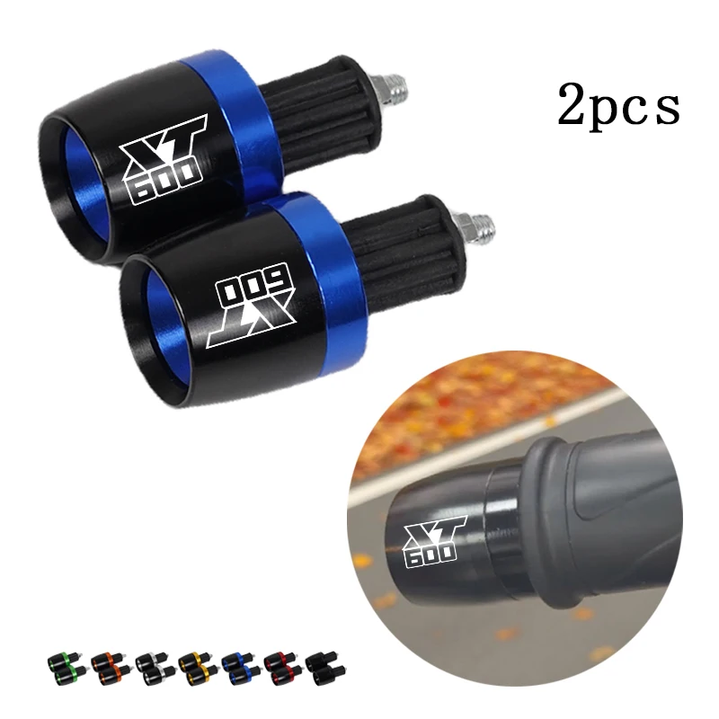 

Motorcycle Handlebar Grips Handle Bar Cap End Plugs For Yamaha XT600 XT 600 1984 1985 1986 XT600Z XT600E XT600ZE Z E ZE TENERE