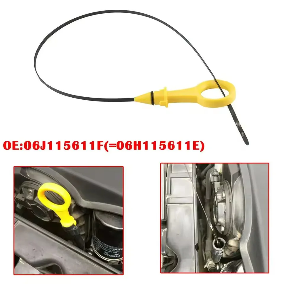Auto Engine Oil Dipstick Car Engine Auxiliary for Audi A4 A5 Q3 Q5 VW 2.0T B8 B9 2009-2017 06H115611E Car Accessories