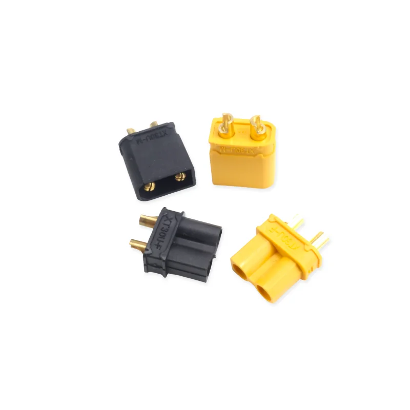 100% brand new20Pairs XT30U black/yellow Male Female Bullet Connector Plug the Upgrade For RC FPV Lipo Battery RC Quadcopter ESC