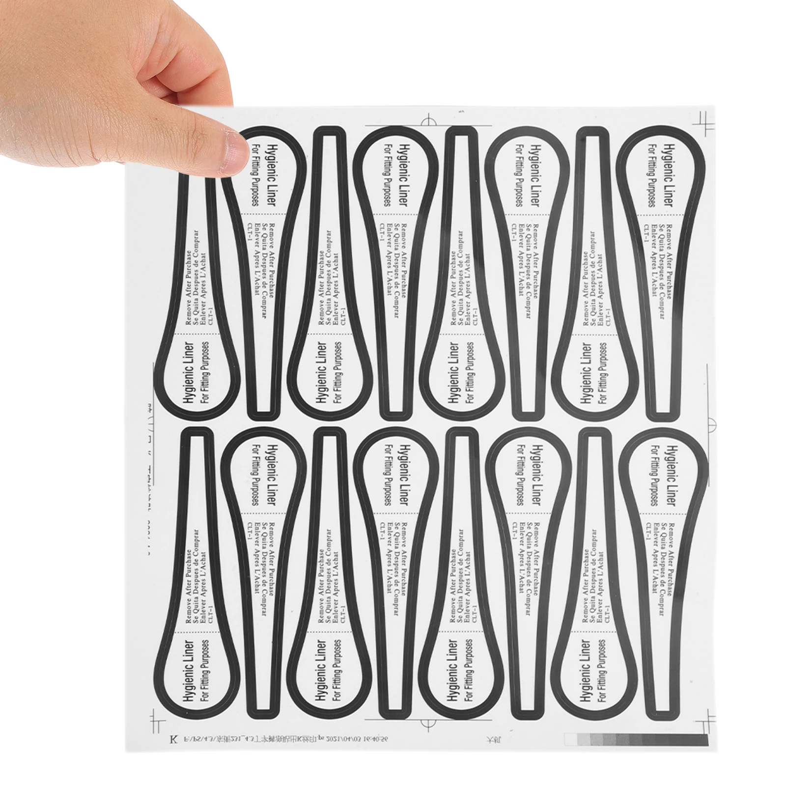 

150Pcs Adhesive Swimwear Protective Stickers Waterproof Labels for Swimsuits Underwear