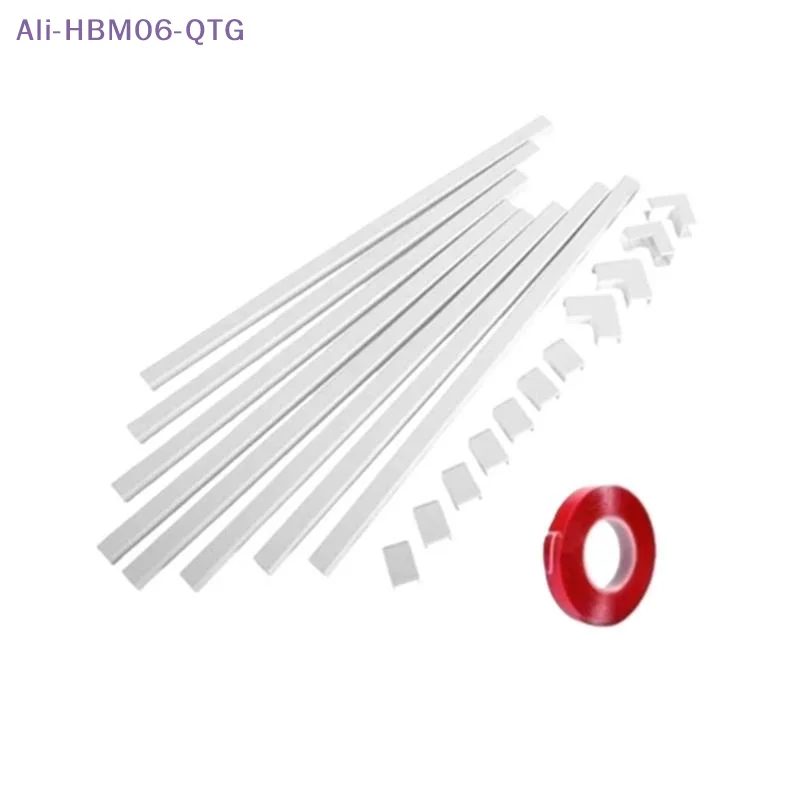 [New] 10PCS 1 Set Wall Cord Cover Cable Concealer Complete Raceway Kit Wire Cables Hide Organizer