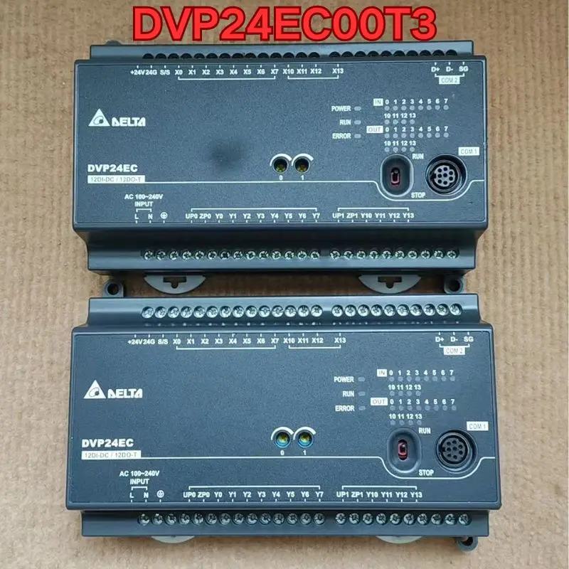 

Second-hand PLC module DVP24EC00T3 function test is normal