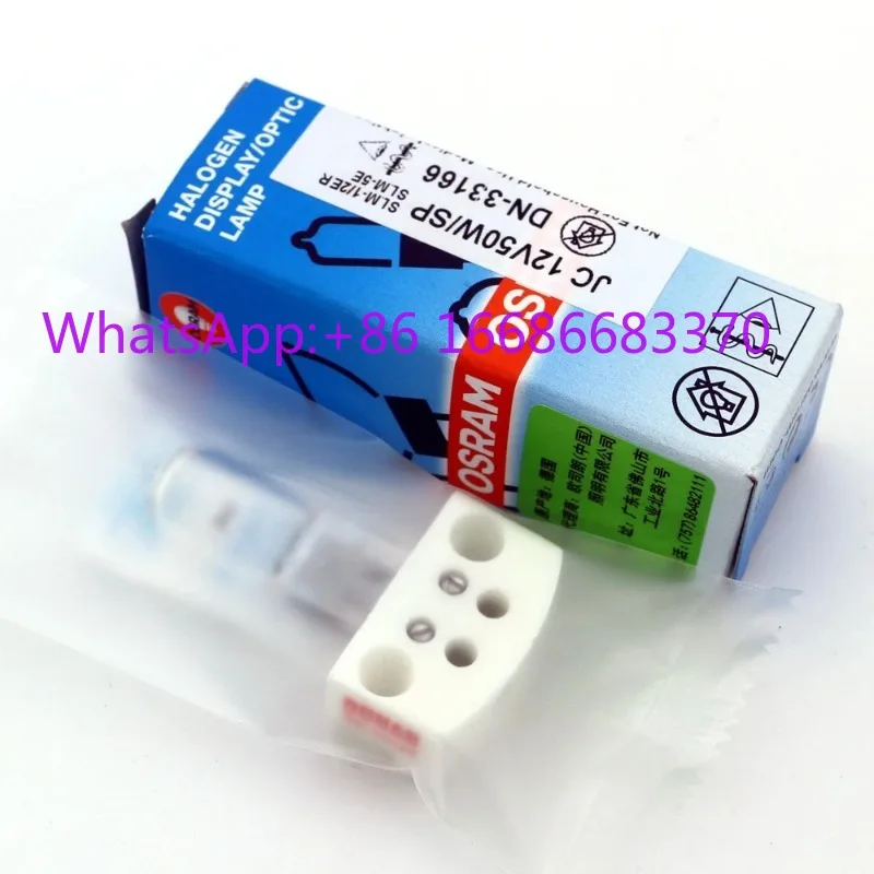 SLM-1ER SLM-2ER SLM-5E Ophthalmic Slit Lamp Microscope Bulb JC 12V50W SP Halogen Lamp Replacement