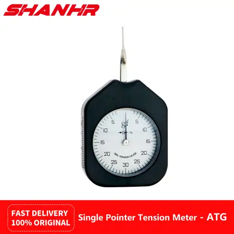SHANHR ATG Single Pointer Tension Meter Tension Gauge Force Measuring Instruments Force Meter