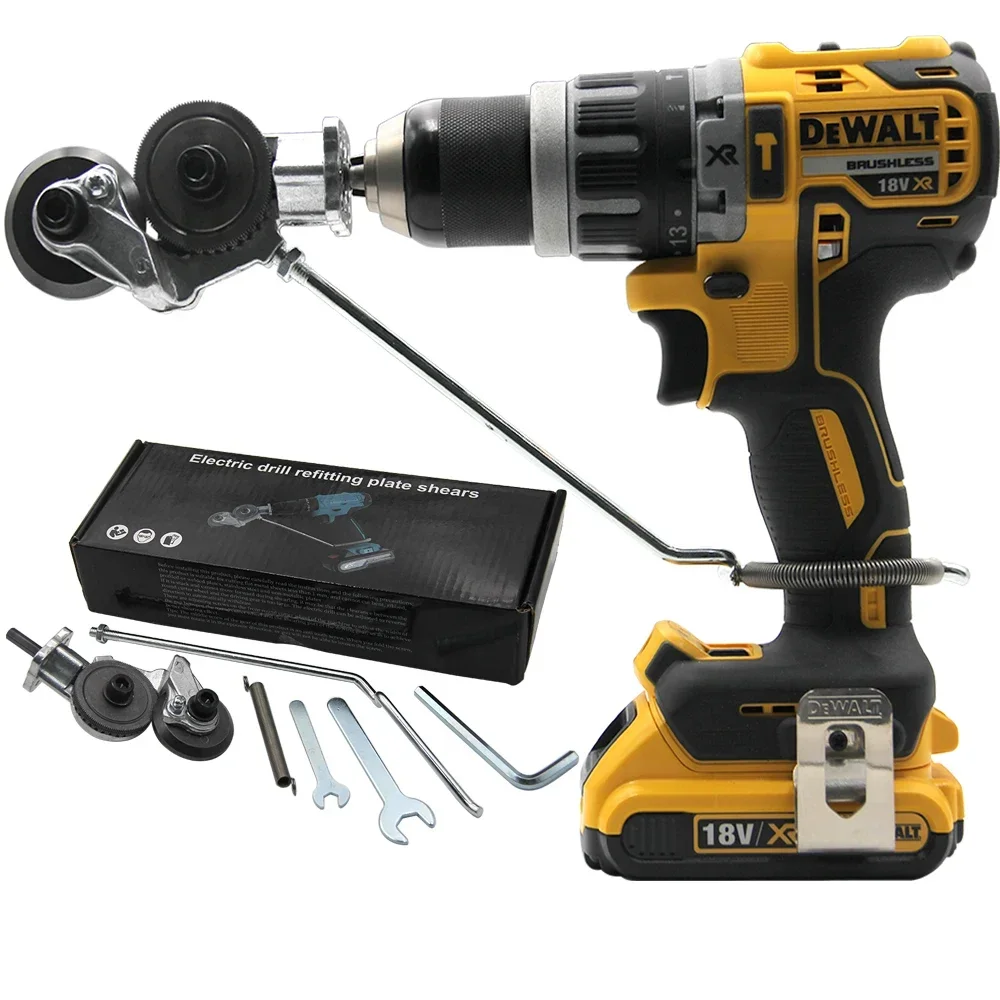 

Multifunctional Hand Drill to Plate Cutter Drill Iron Sheet Cutter to Metal Plate Cutter Accessories Boro