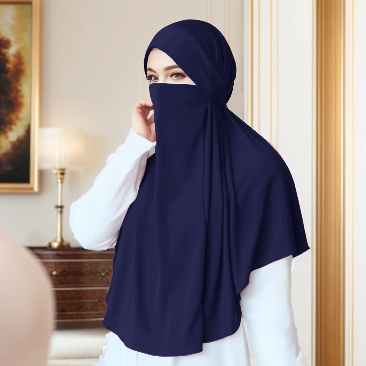 2024 baru Turban Muslim Hijab Jersey Modal ikat kepala bungkus untuk wanita warna Solid Bonnet jilbab perban jilbab