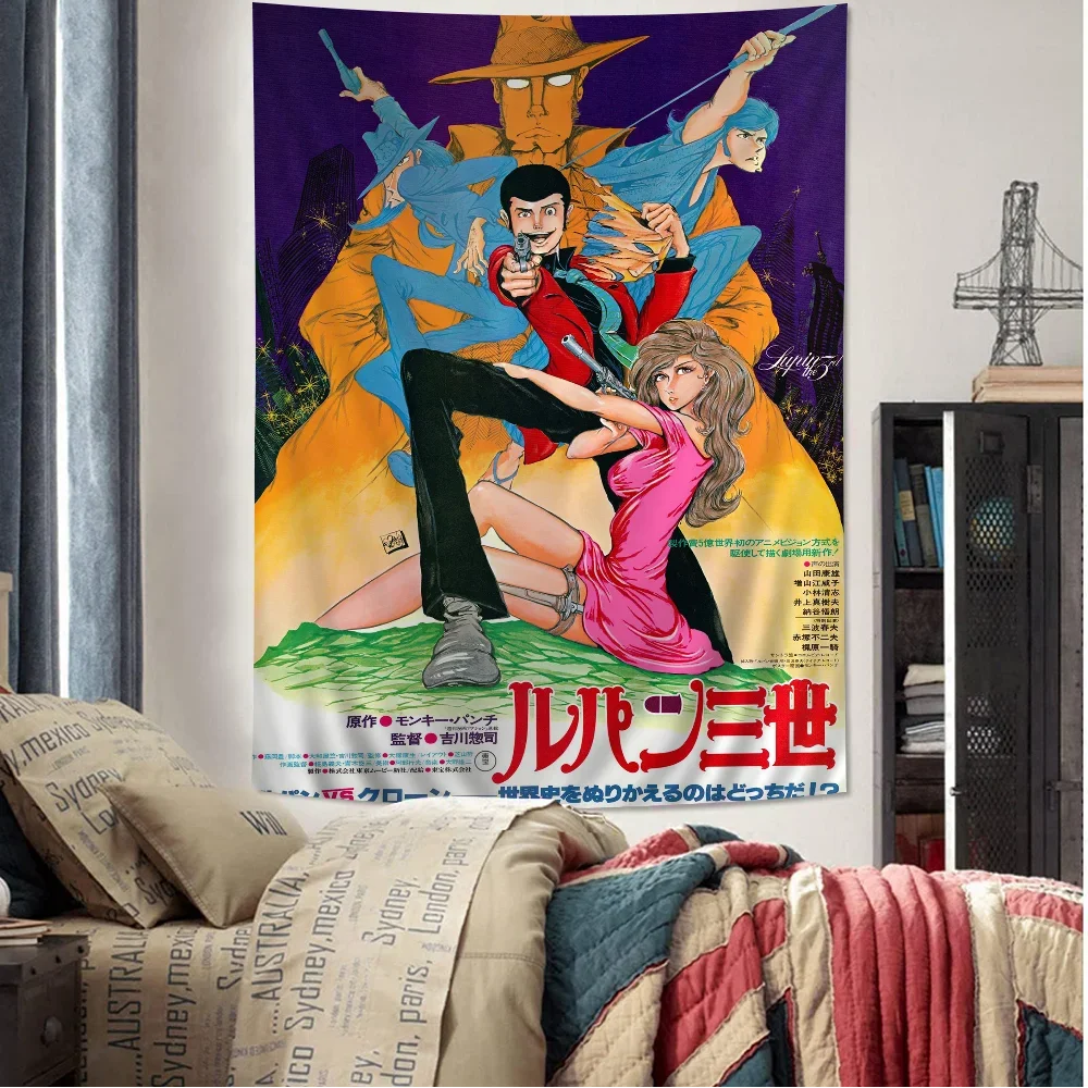 نسيج لوبين الثالث-ماندالا ، نسيج جدار بوهيمي ، ماندالا ، هيبي ، رخيص