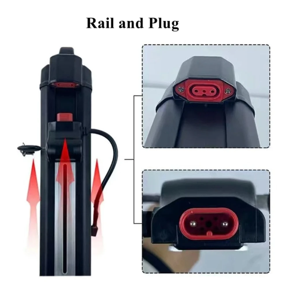 بطارية ليثيوم Haiba 18650 جديدة قابلة للطي 48 فولت 20 أمبير 30 أمبير في الساعة - لمحرك 750-1500 وات Engwe X5 Fiido T1 استكشاف بطارية بديلة Vivi #3