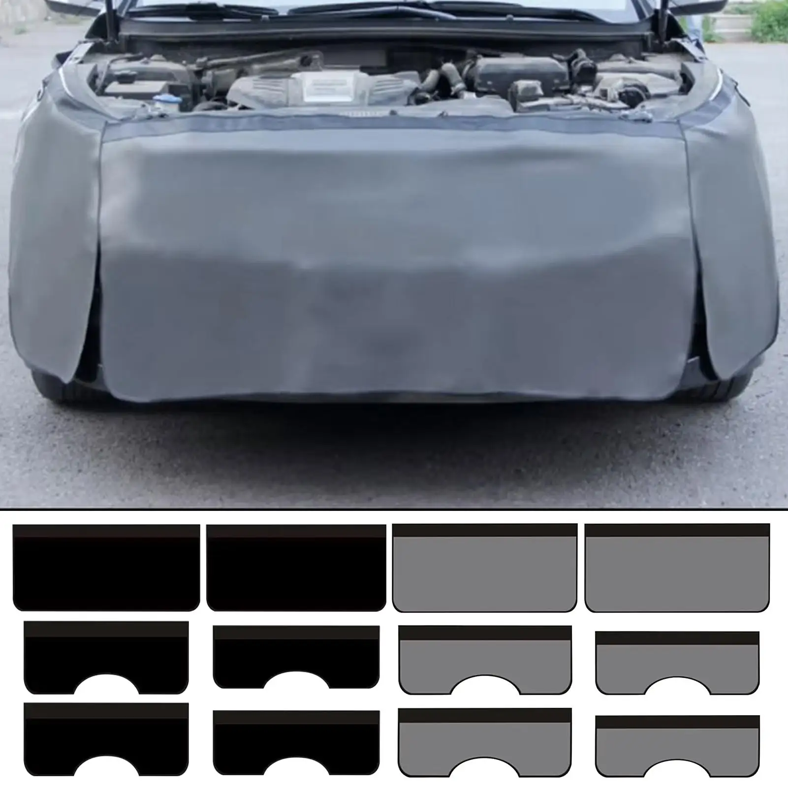 

3 Pieces Mechanic Repair Fenders Cover Auto Repairing Protective Pad Anti-Scratch Stain-Resistant Cover For Car Repair