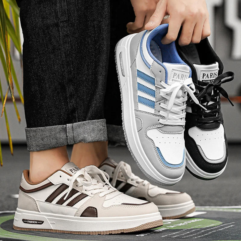 

2025 New Men's Board Shoes,sneakers,skate shoes,Casual Shoes Casual unisex Anti-Odor shock-absorbing Soft Sole Elegant Durable