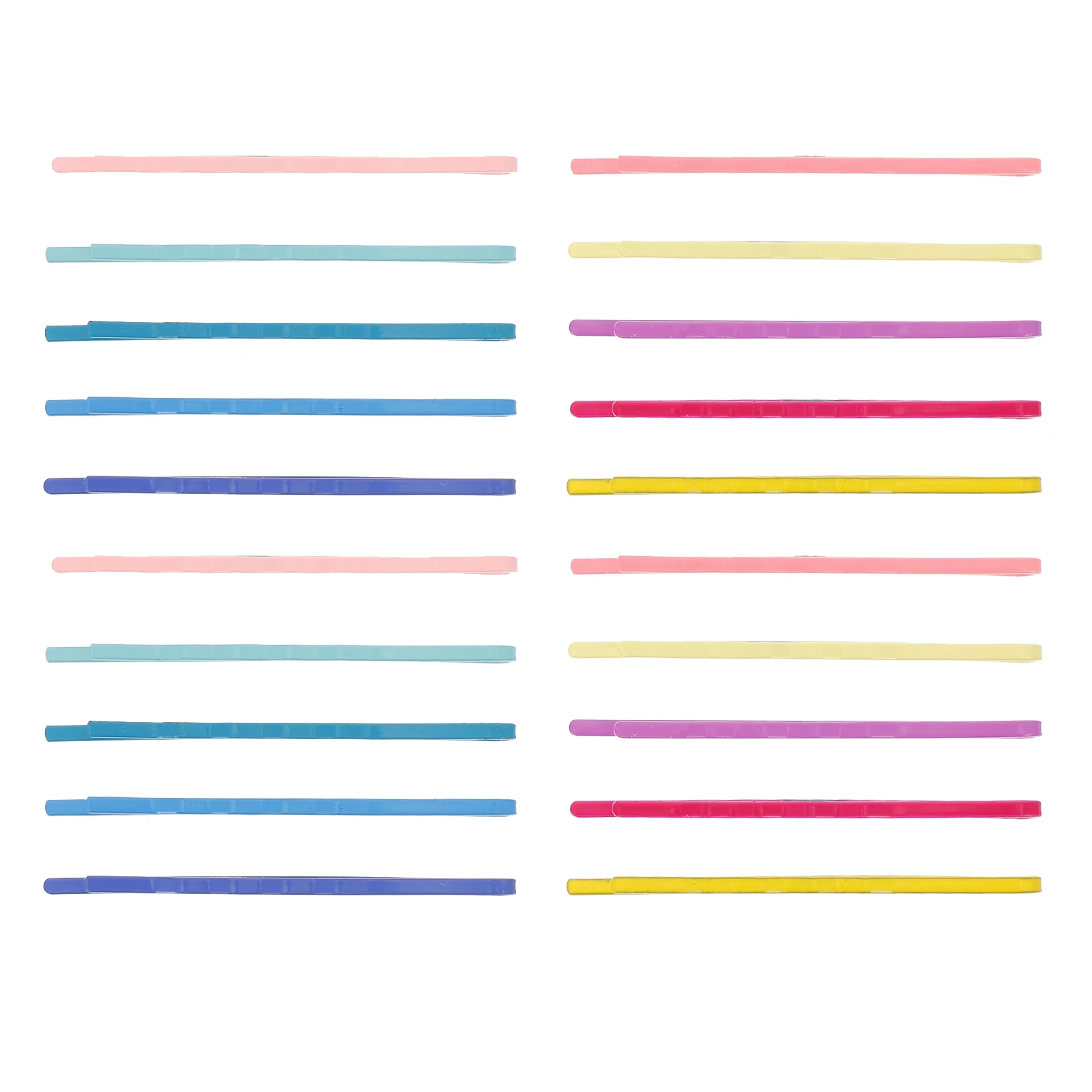 

100pcs Colorful Metal Bobby Pins Durable Hair Clips Korean Style Women'S Hair Accessories Reusable For Updos Braids Travel Gym