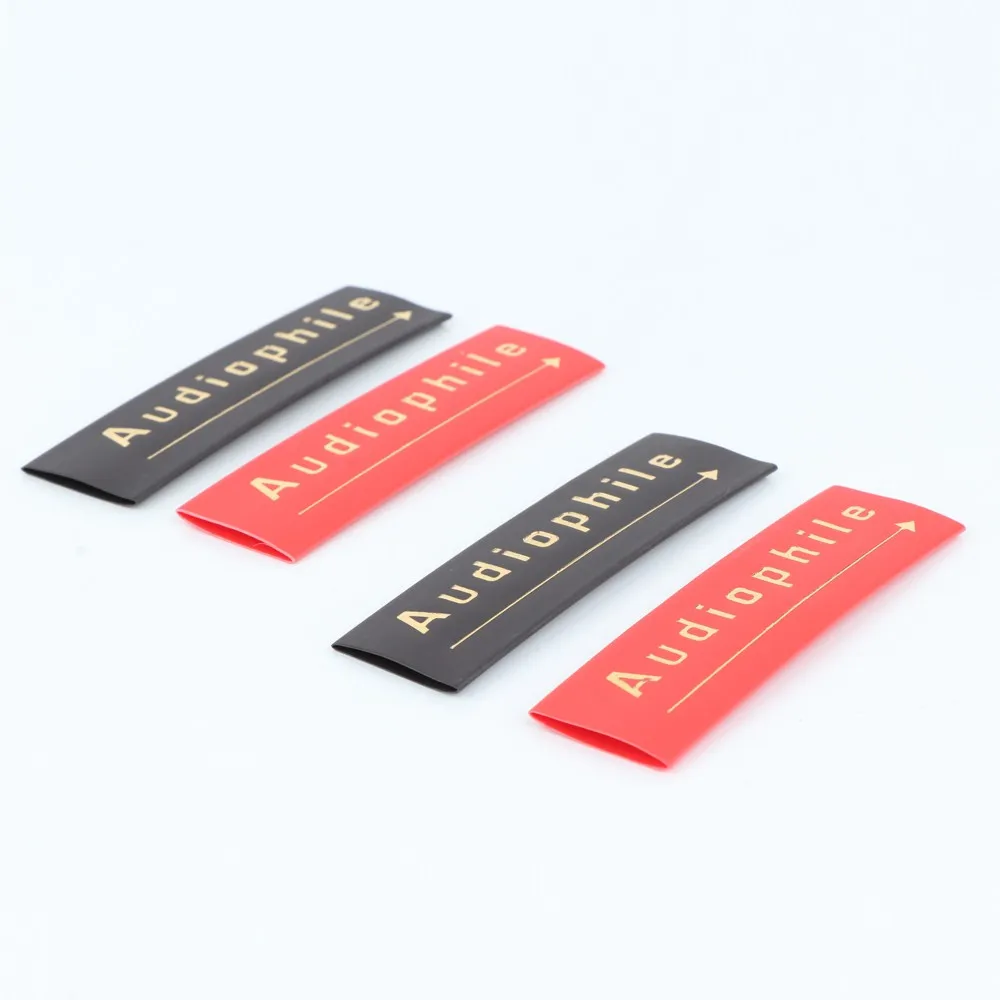 أنبوب انكماش حراري من أوديوفيلي ، أنبوب تغطيه Lnsulated لسماعات الصوت ، وصلة كبل صوت ذاتي الصنع ، 14: 14: 12