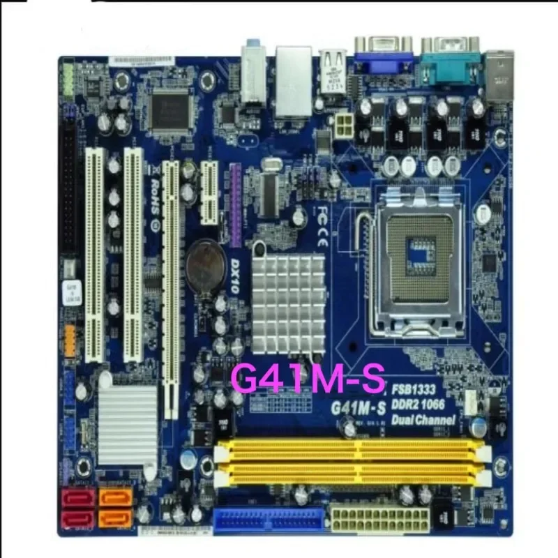 

Suitable For Asrock G41M-S Desktop Motherboard LGA 775 DDR3 Mainboard 100% Tested OK Fully Work