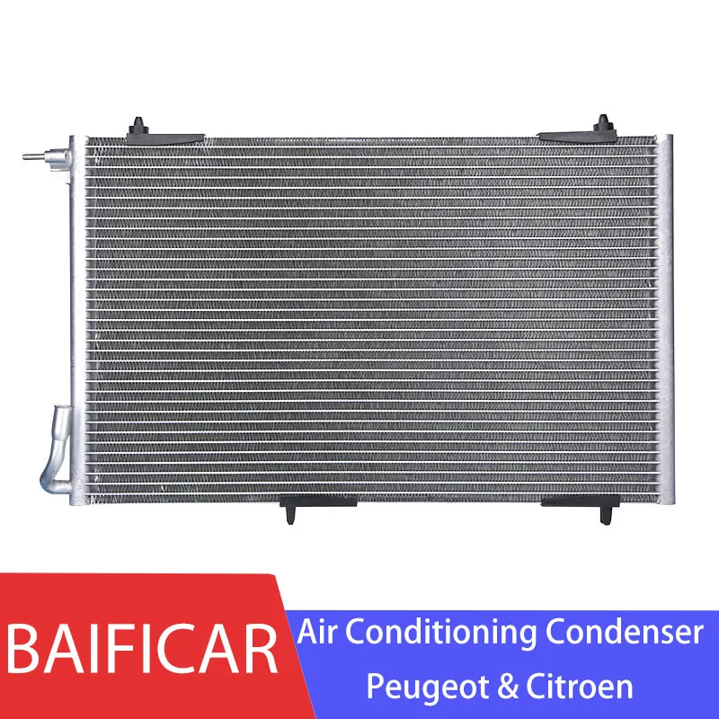 Baificar Brand Air Conditioning Condenser For Peugeot 206 207 301 307 308 408 508 4008 5008 Citroen C2 C5 C6 Elysee C-Quatre S30