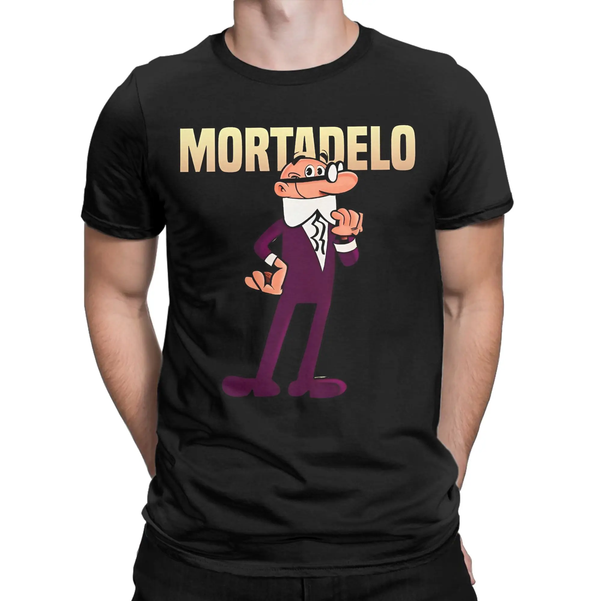 

Mort & Phil Mortadelo y Filemón Apparel Unisex T Shirts Cotton Tee Graphic Printed Tops T-shirt