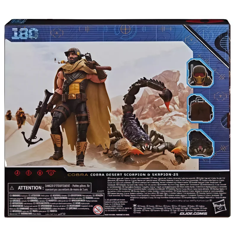 Auf Lager Hasbro G.I. Joe Classified Series Cobra Desert Scorpion 6-Zoll-Actionfigur Modellspielzeug Sammeln Sie Hobbyspielzeuge