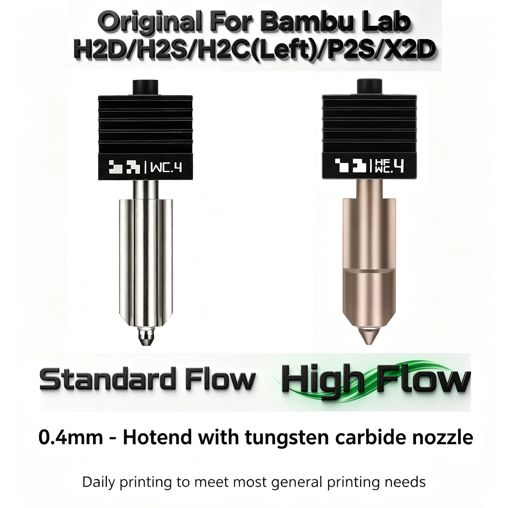 Genuine Bambu Lab HRA 90 Tungs - Nozzle Tungsten recension och pris