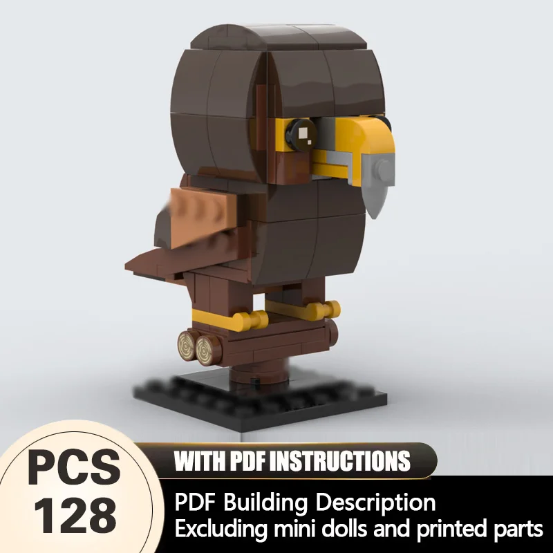 

Creators Animal Series Model MOC Building Bricks Golden Eagle Modular Technology Gifts Holiday Assemble Children Toys Suit