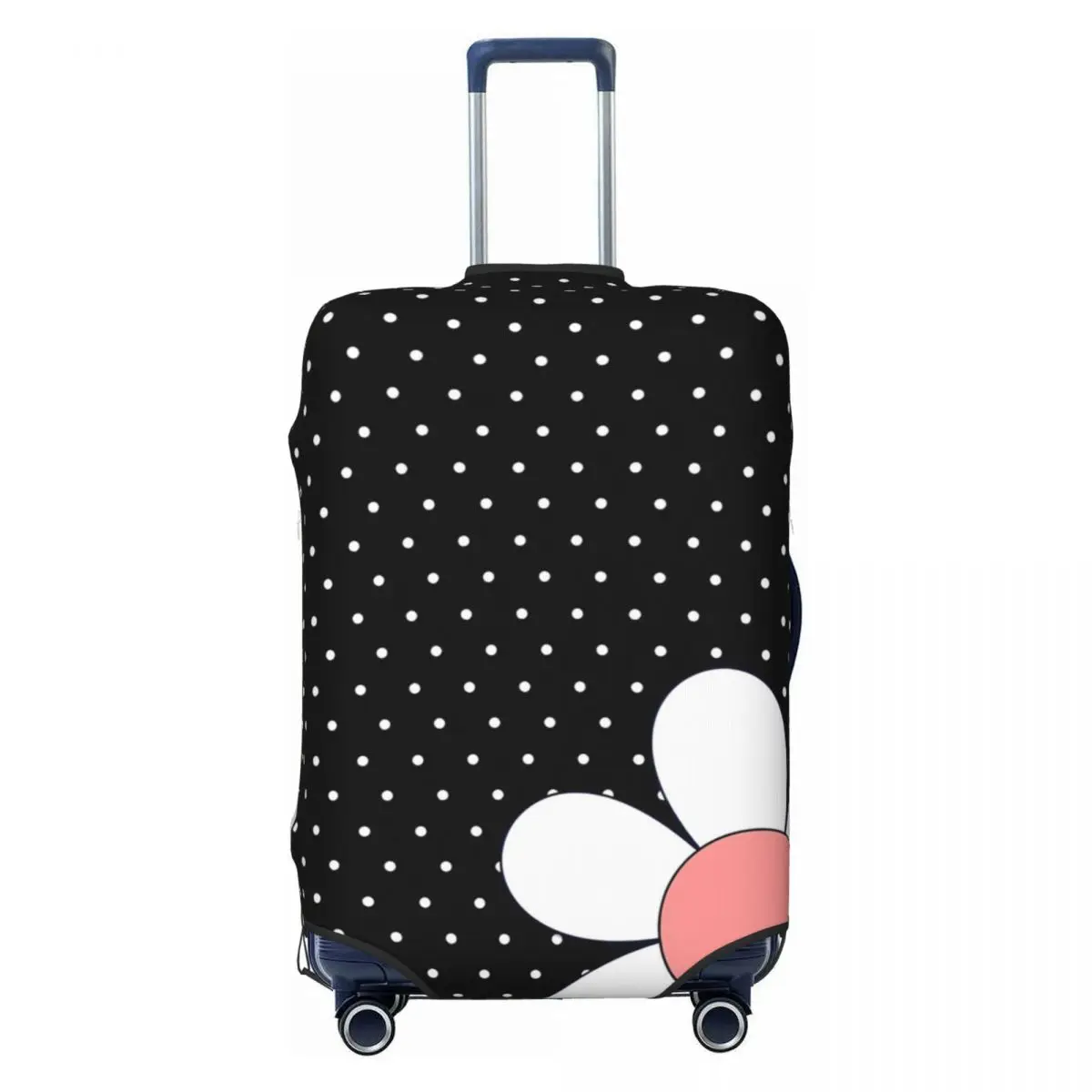 Flower Dot Luggage Cover Suitcase Protector Abstract Geometric Lines Travel Vacation Practical Luggage Case Protector Xmas Gift