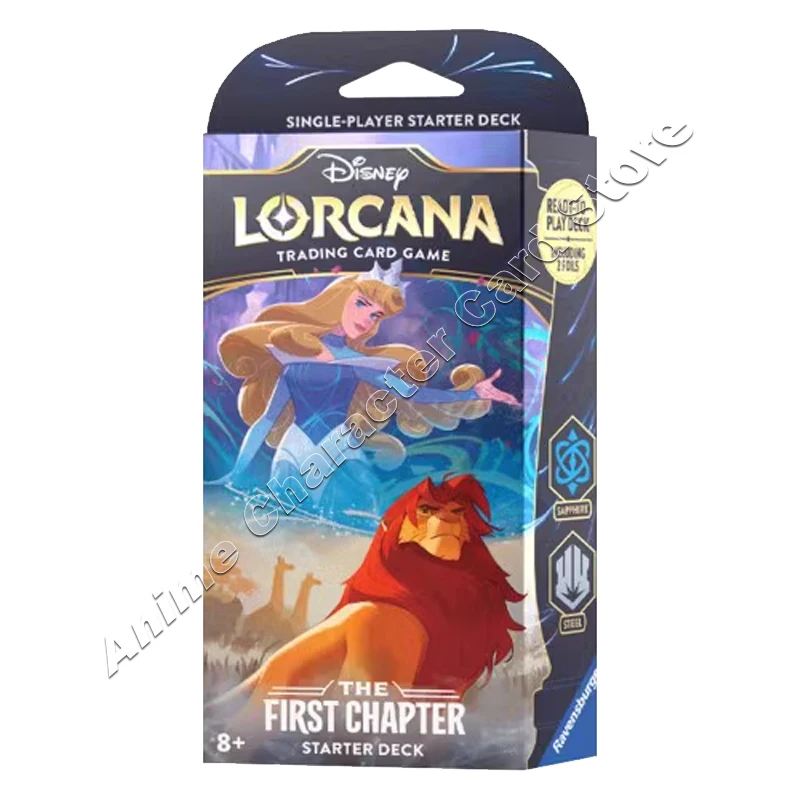 Original Disney Cards Lorcana TCG English Edition Trading Card Game Illumineer\'s Trove Box Children Birthday Christmas Gifts