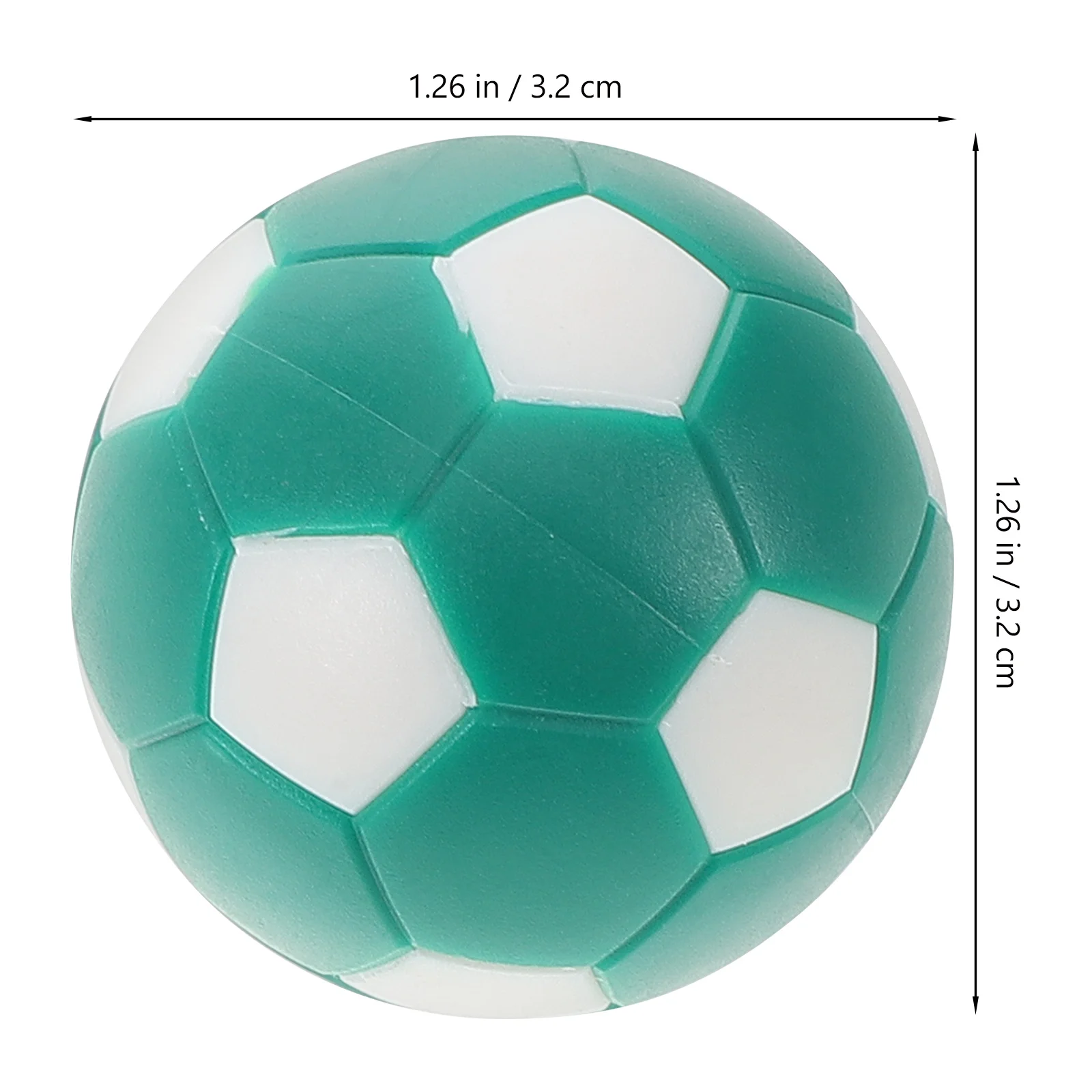 Pelotas de repuesto para futbolín, accesorios de mesa duraderos, Mini pelotas de juego de fútbol, 12 Uds.