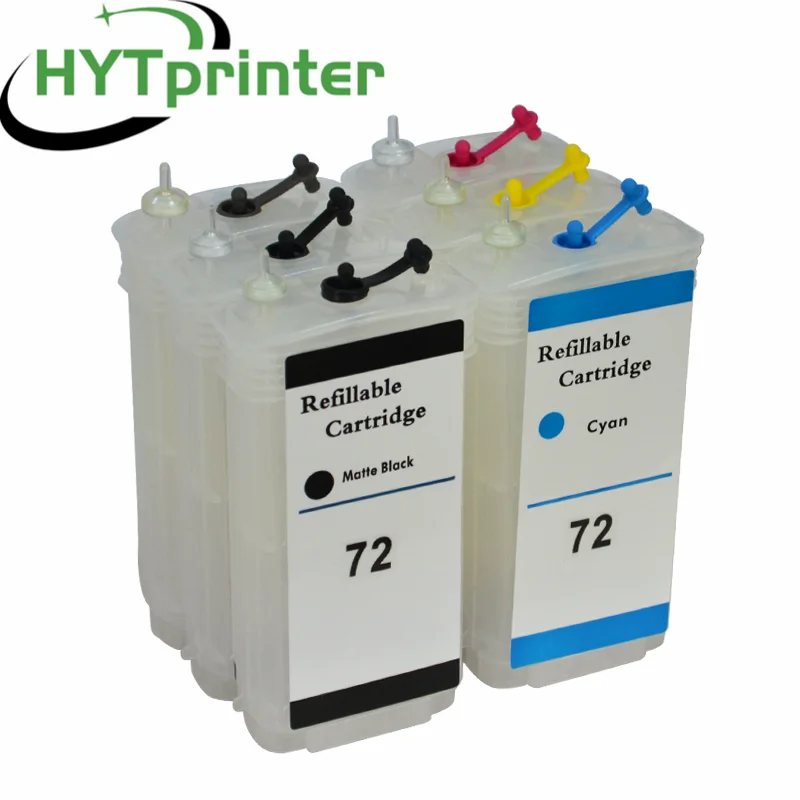 

Refill Ink Cartridge For HP 72 for HP Designjet T610 T620 T770 T790 T1100 T1120 T1200 T1300 T2300 with ARC Chip