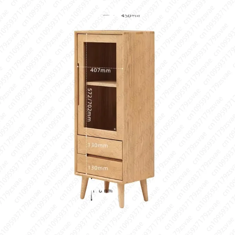 A1101 Nordic style red oak TV side cabinet/wine cabinet/Gladwin/home display cabinet