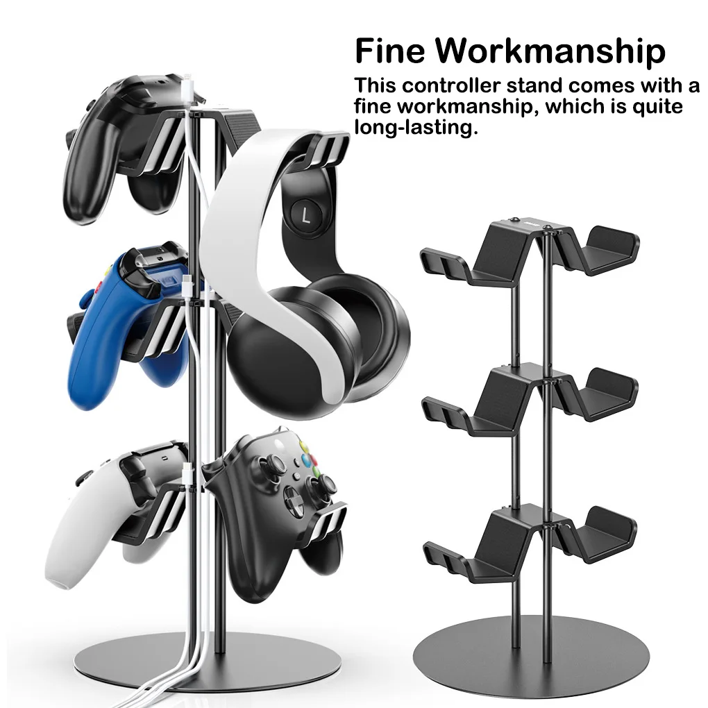 Universal Controller Stand Headphone Holder Storage Rack for Ps5 Accessories Game Controller Hanger Gaming Accessories