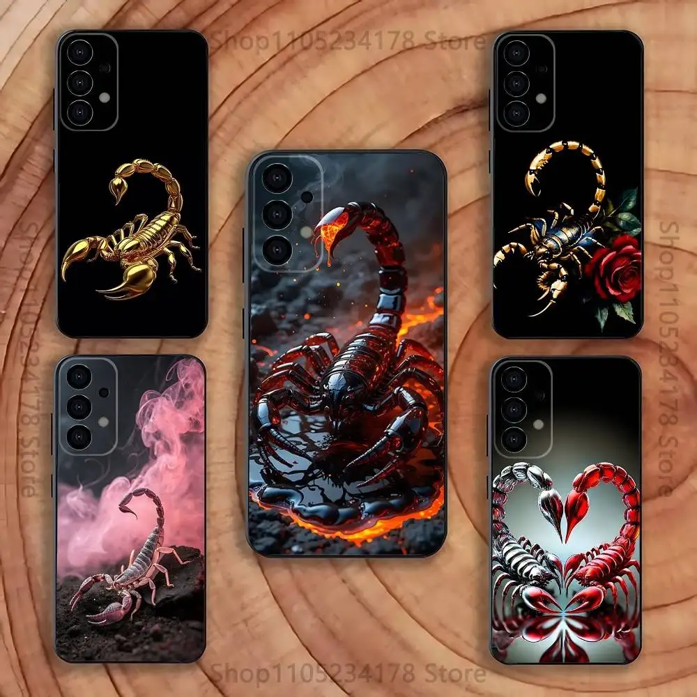 

Phone Case for Samsung S24 S22 S25 Ultra S9 S20 FE S23 Plus S10 S21 Scorpion Scorpio ART Shockproof Funda Cover