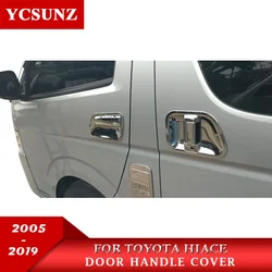 ABS Door Handle Cover For Toyota Hiace Commuter 2005 2006 2007 2008 2009 2010 2011 2012-2018 Chrome Black Car Accessories