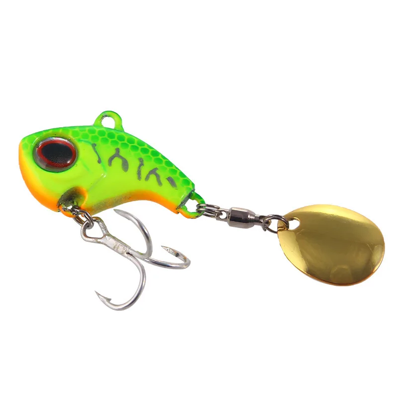 1 Stück Weitwurf-Vib-Wobbler mit Jighead, vibrierender Daumenköder für Süß- und Salzwasser-Meeresangeln, Spinnerbait-Angelzubehör
