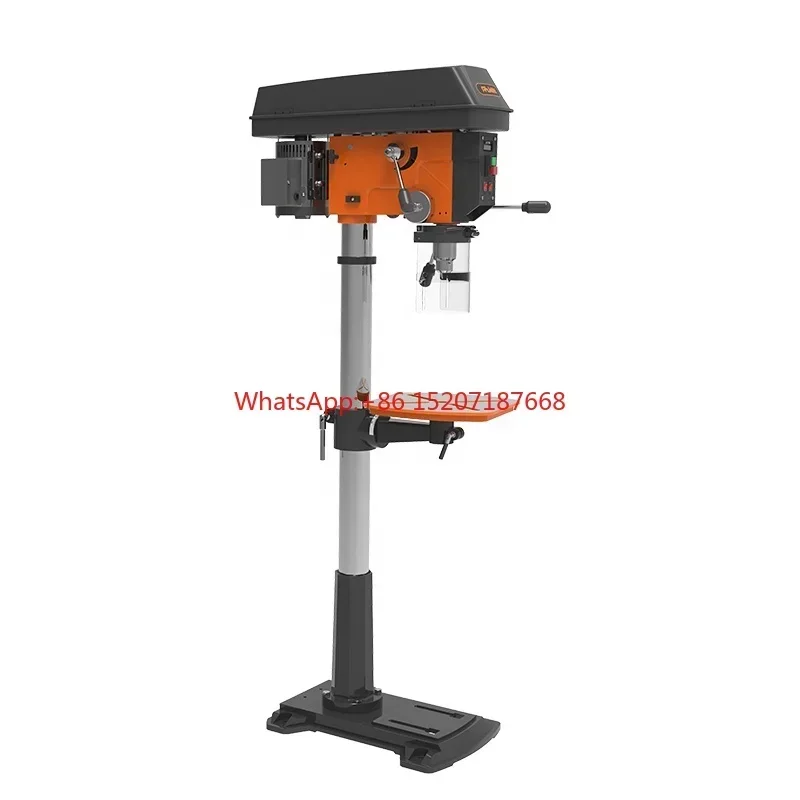 

Heavy Duty Variable Speed Drill Press 16mm Key Chuck Drilling Press Machine with LCD Digital