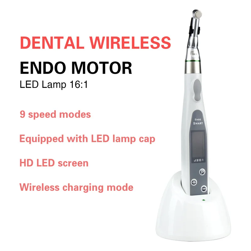 Wireless Intra‑Oral Rotary Preparation Motor, Rotary File Drive Machine with Cordless Handpiece
