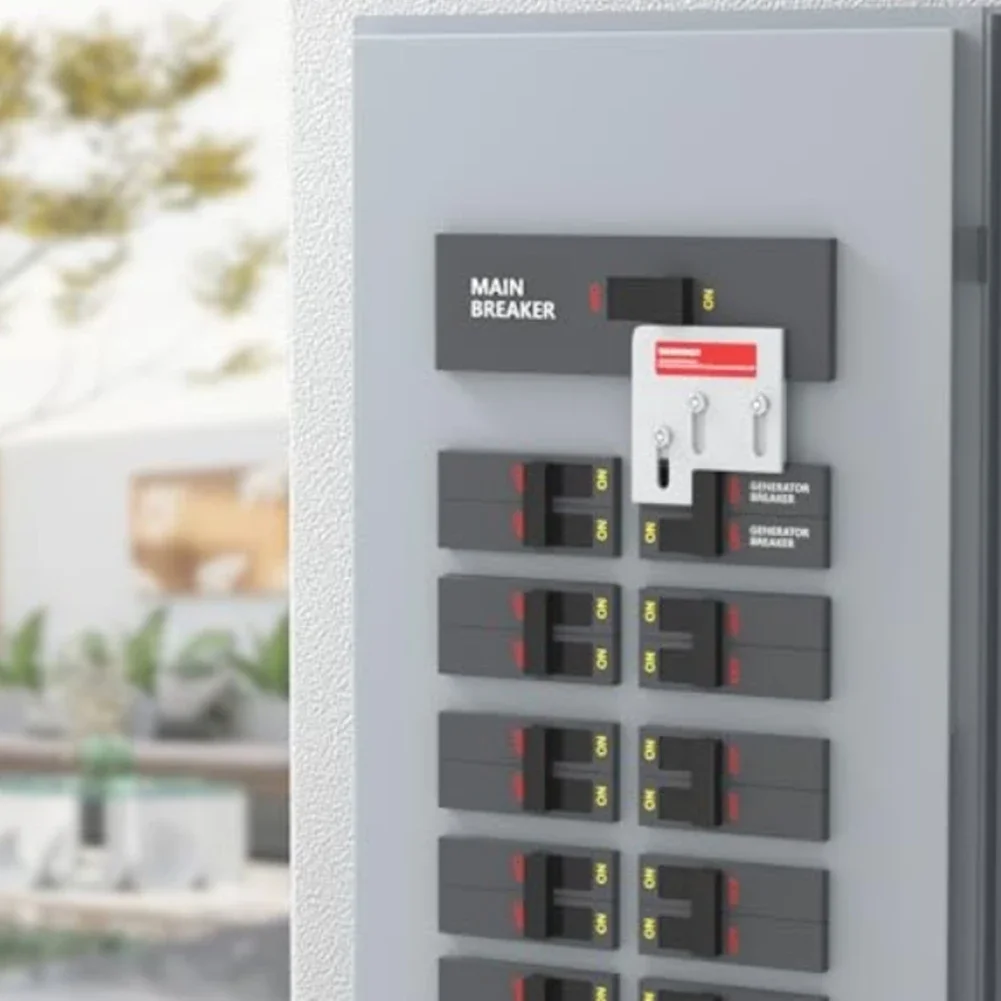 For Homeline Compatible Generator Interlock Kit with 138 Inch Spacing for 150 Amp and 200 Amp Panels Aluminum Material