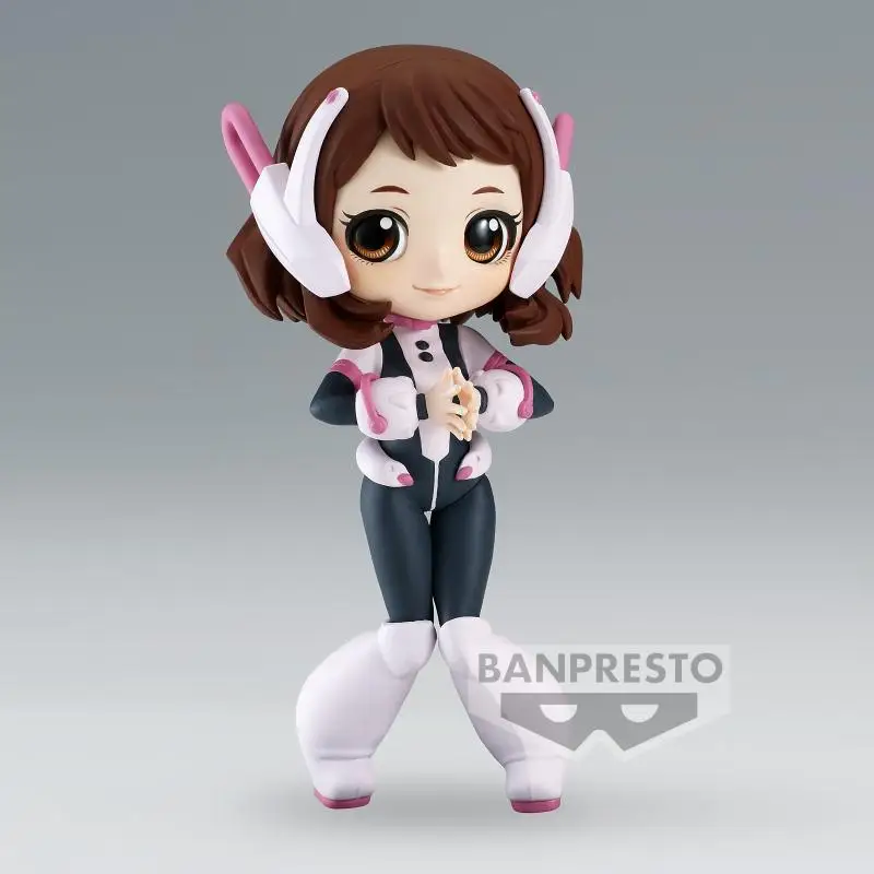 In Stock My Hero Academia Ochaco Uraraka Bandai Banpresto Q Posket Original Action Figure Figurine Ornaments Funko Pop