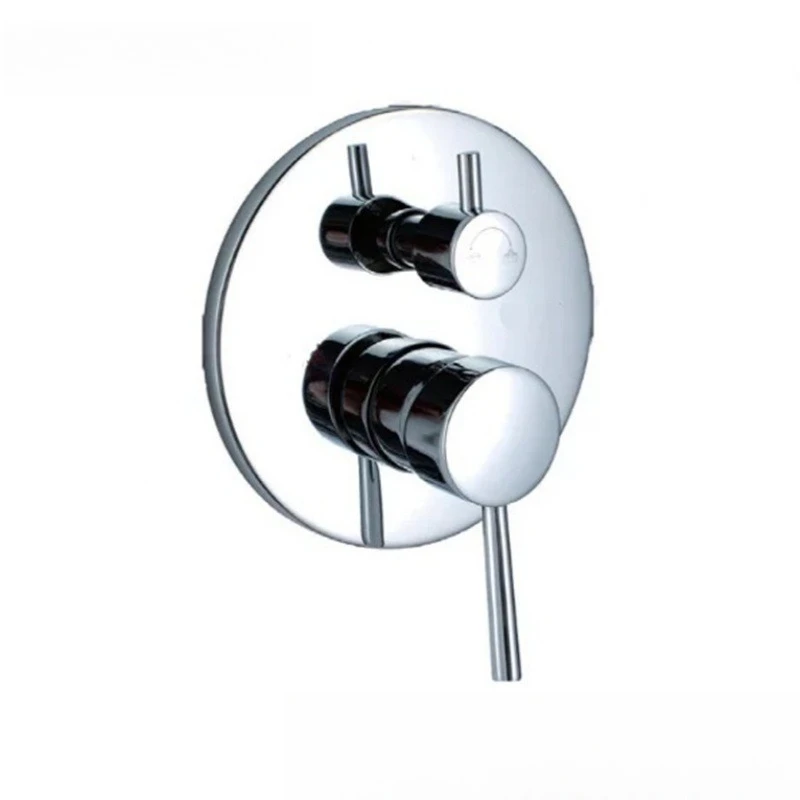 All-copper Concealed Hot and Cold Shower Valve Body, Wall Shower Faucet, Embedded Concealed 2-function Faucet