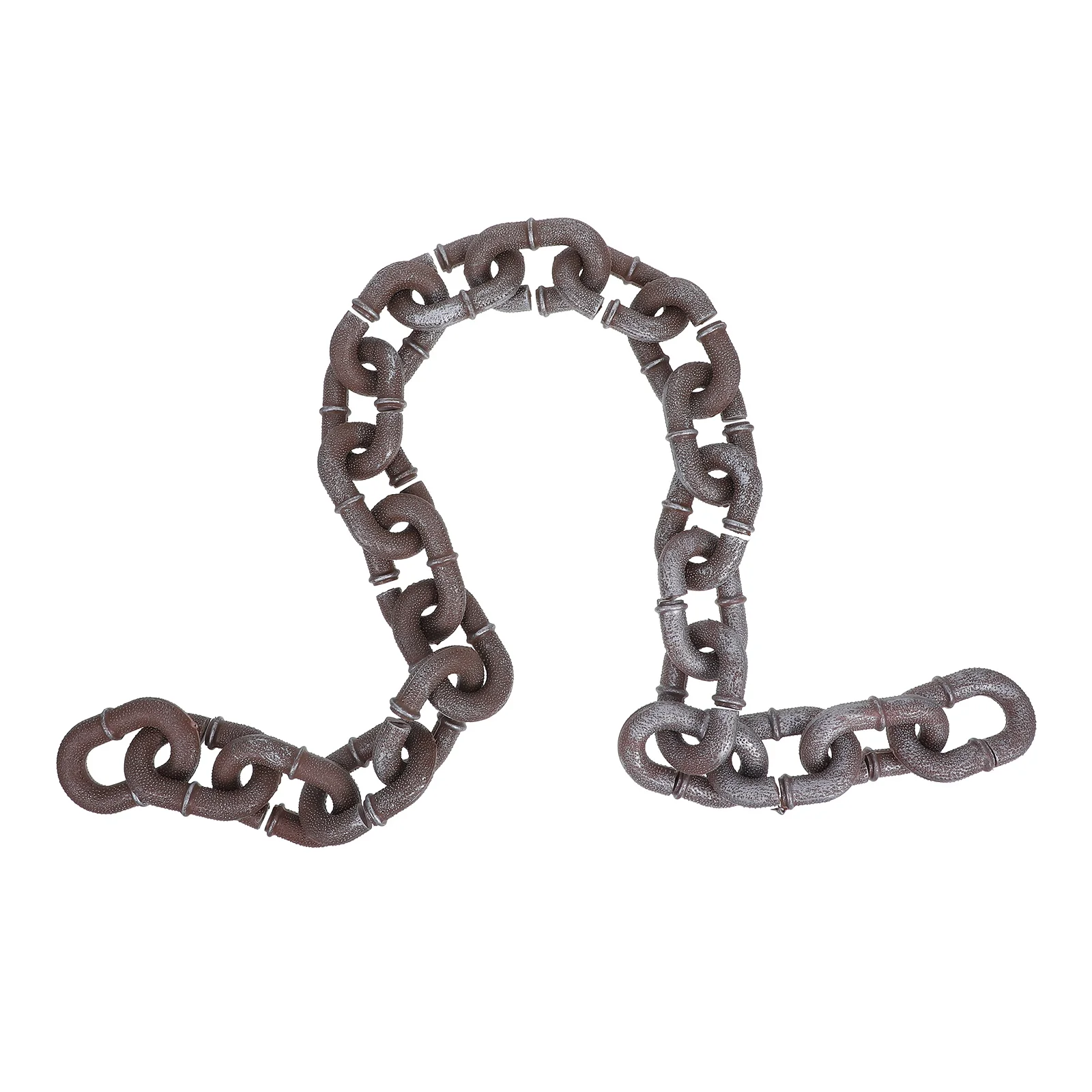 

Halloween Plastic Chain Decoration Fake Iron Chain for Cosplay Party Costume Accessories Haunted House Props