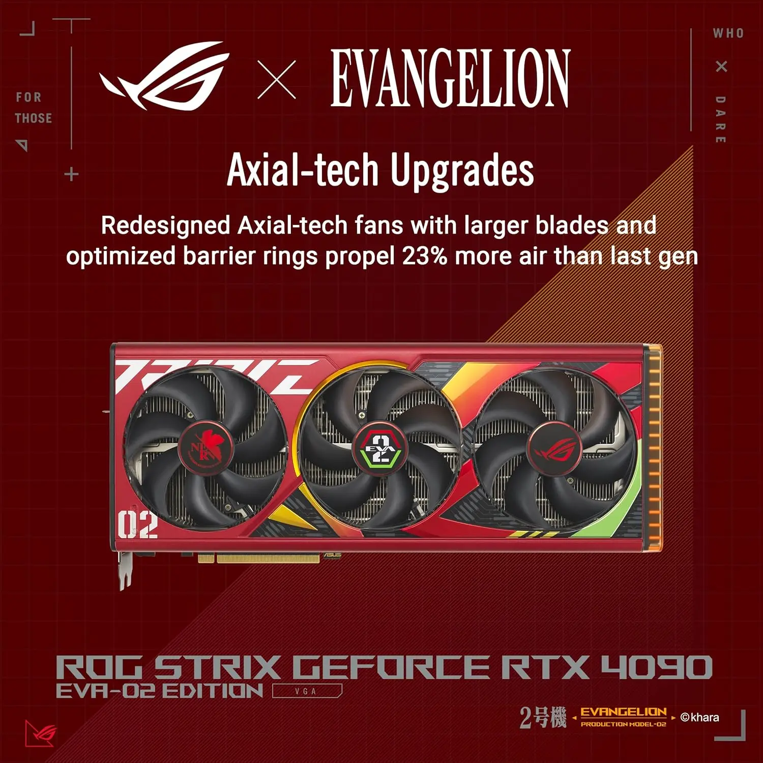 �y�Z�[�����zASUS ROG Strix GeForce RTX 4090 OC EVA-02 Edition 24GB GDDR6X �O���t�B�b�N�X�J�[�h PCIe 4.0 HDMI 2.1a DP �Q�[�~���OPC�����݌v