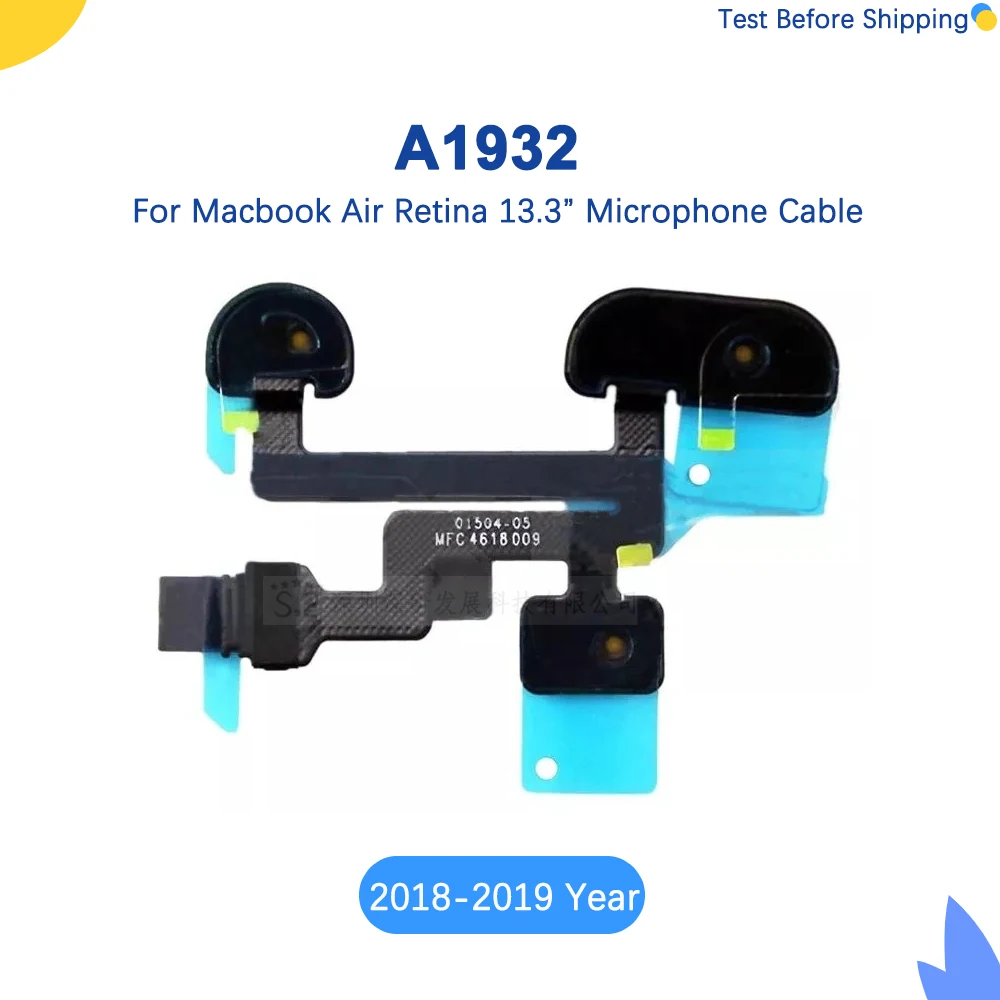 

Original New For MacBook Air 13.3" A1932 Microphone Cable 821-01504-A1932 Mic Flex Cable 2018 2019 Year