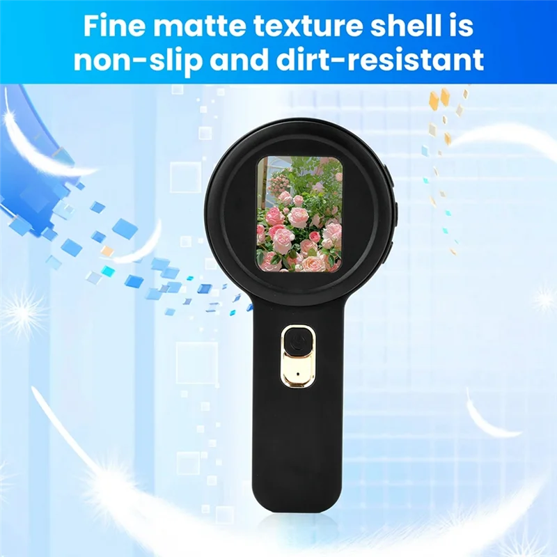 ABGE-Repair Electronic Magnifying Glass Electronic Magnifying Glass 2-Inch High-Definition Large Screen Expansion Mini Microscop
