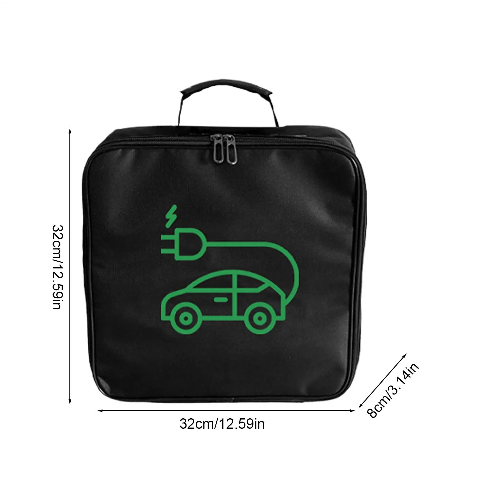Car Charger Organizer Bag Wear Resistant Fabric Built In Handle Lightweight Carry Design Neatly Store EV Charging Equipment view 6