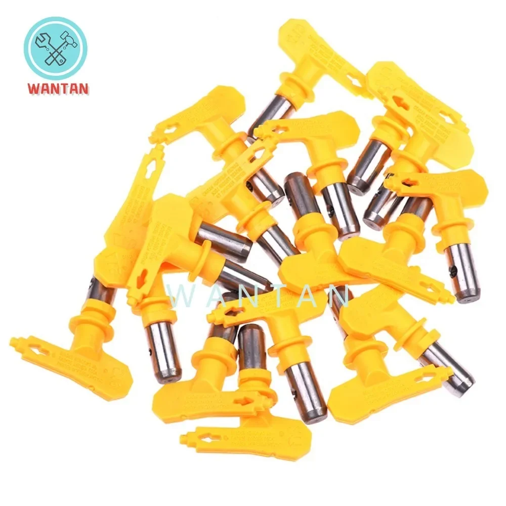 

Yellow Nozzle 2/3/4/5/6 Series Airless Spray Gun Tip Nozzle Durable for Wagner Paint Sprayer Tool