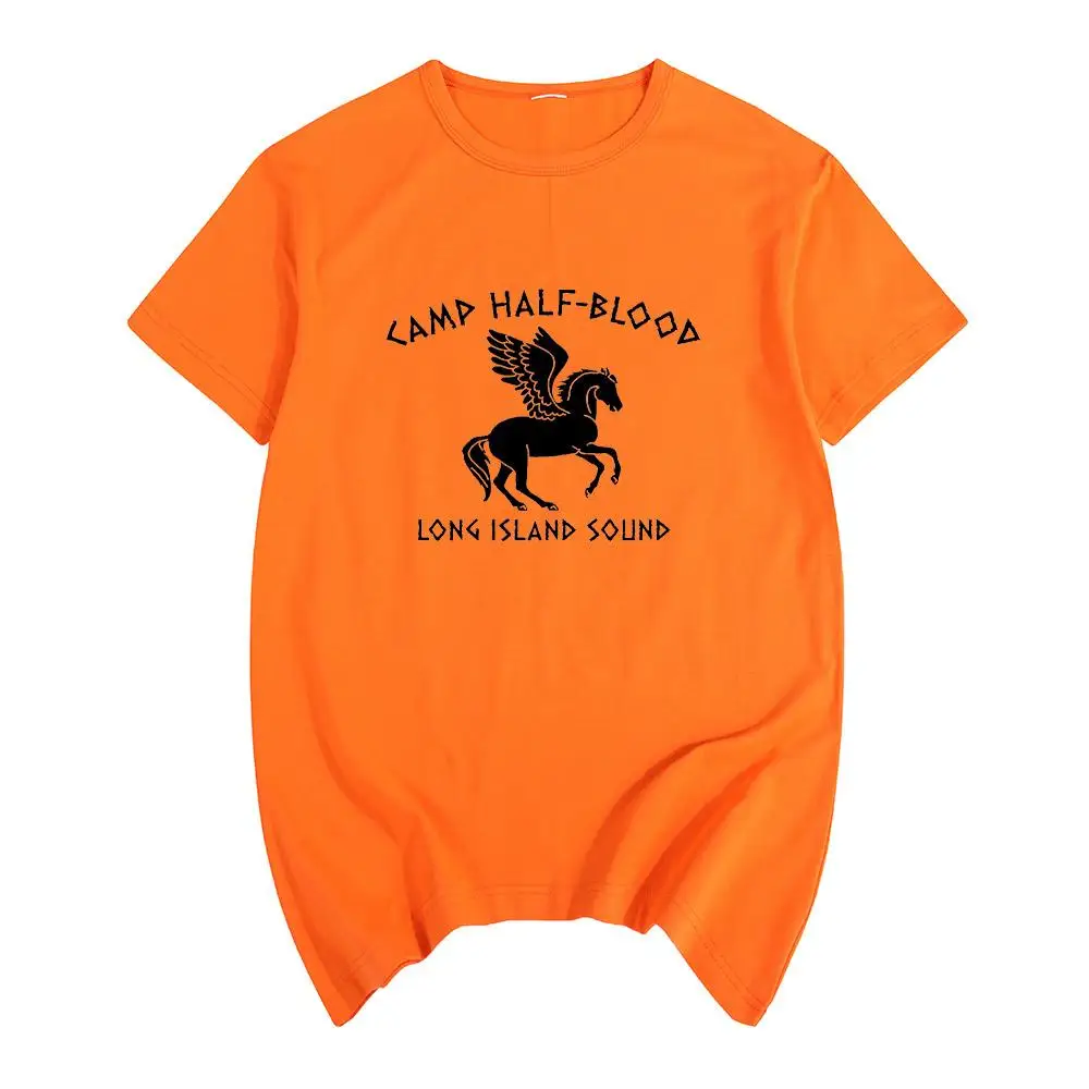 Creative loween Pumpkin irt Women's Orange round Ne T-irt Cotton Casual Street Sle Summer Faion ort Sve