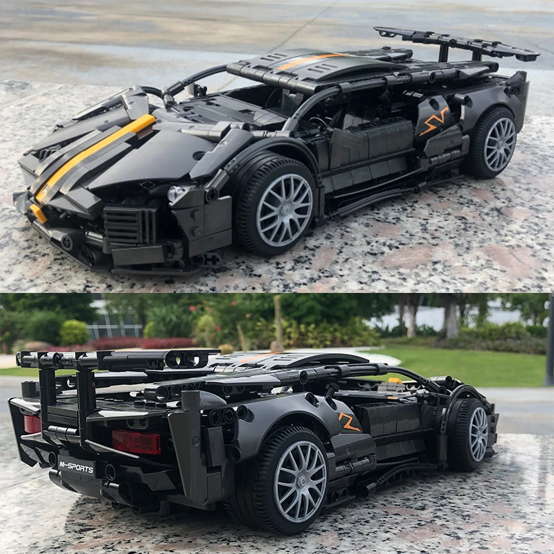 City Speed Technical Lamborghinied Racing Car Building Blocks Model Sports Vehicle MOC Assemble Bricks Toys for Kids Adult Gifts