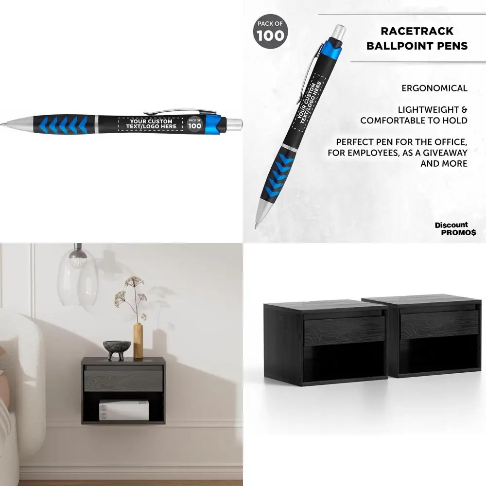 

Настраиваемые персонализированные шариковые ручки Racetrack — 100 шт. — металлические акценты — пластик, варианты логотипа и текста — длинный хвост Keyw